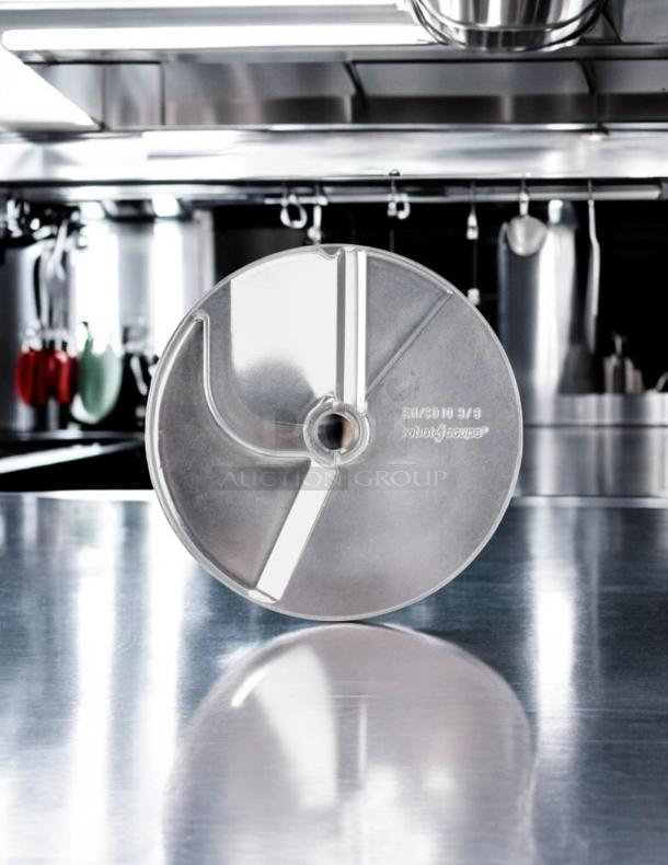 Robot Coupe Model 28130 slicing disc, 3/8", excellent condition, fully tested, suitable for MASTER models.