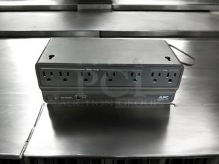 Schneider Electric BE600M1 APC Backup Generator, six outlets, fully tested, excellent condition, visible APC logo.