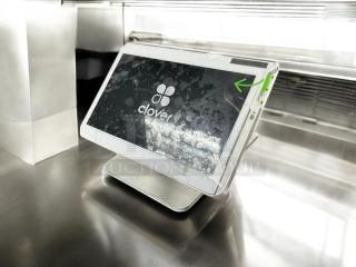 Clover Model C500 POS System in excellent condition, featuring a sleek touchscreen display. Fully tested and working.