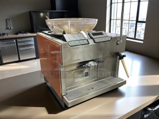 Thermoplan Starbucks Mastrena I Automatic Espresso Machine, great condition, 208-240V 3PH, tested and working, stainless steel.
