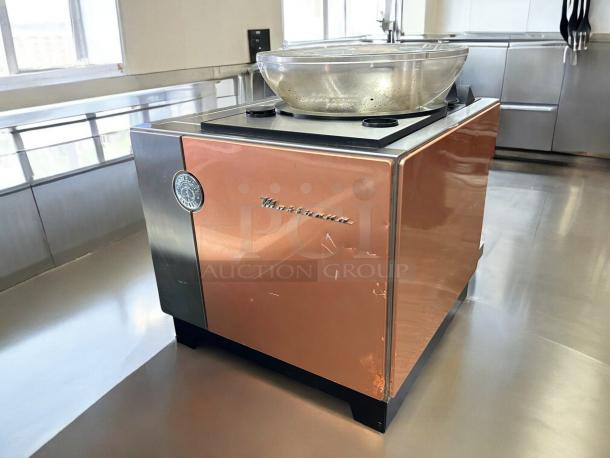 Thermoplan Starbucks Mastrena I Automatic Espresso Machine, great condition, 208-240V 3PH, tested and working, copper panel.