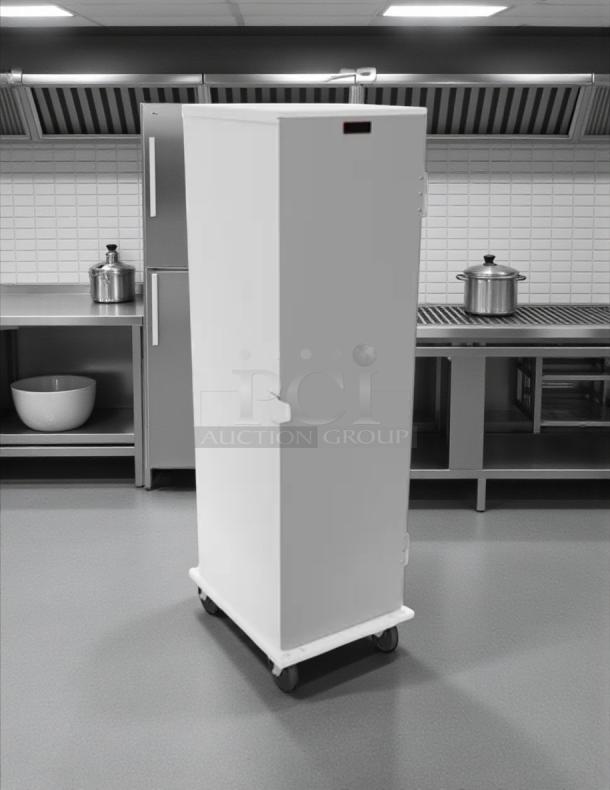 Lockwood CA60-RR25-C Retarder Cabinet, one-section, reach-in, on wheels for easy mobility, pristine condition.
