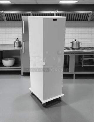 Lockwood CA60-RR25-C Retarder Cabinet, one-section, reach-in, on wheels for easy mobility, pristine condition.