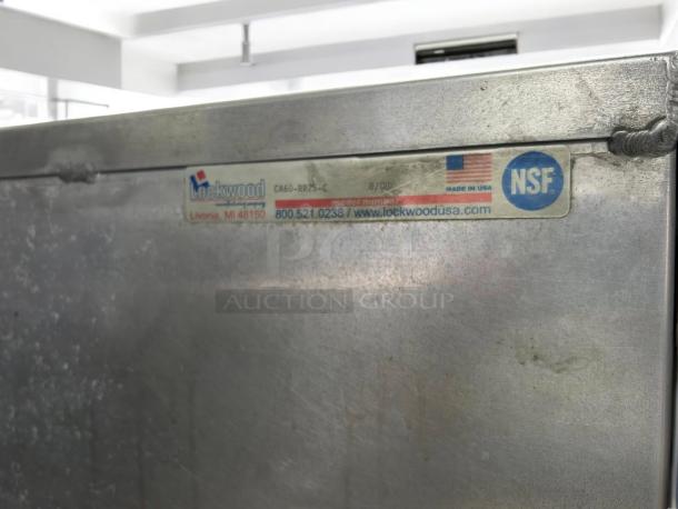 Lockwood CA60-RR25-C retarder cabinet, stainless steel, NSF-labeled, Made in USA, one-section, well-maintained condition.