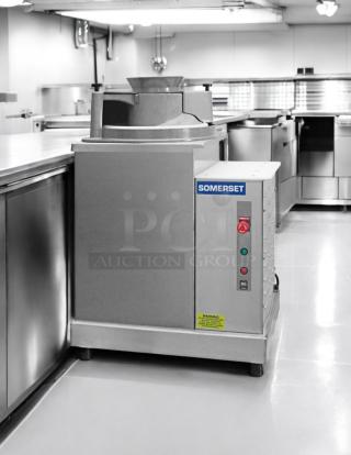 Somerset SDR-400T dough rounder in amazing condition, 1-36 oz. capacity, 120V, 3/4 HP, tested and working, with control panel.