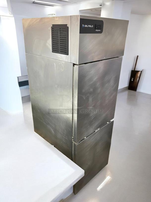 Delfield GBR1P-SH Coolscapes Reach-In Refrigerator, stainless steel, great condition, 115v, tested and working.