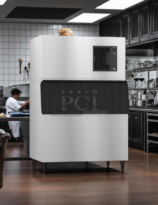 Hoshizaki IM-500SAA ice machine, excellent condition, 489 lb capacity, air-cooled, 115v, tested working.
