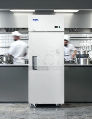 Good Condition - Atosa MBF8001GR 22.6 Cu.ft Single Door Top Mount Reach-In Freezer 115v. - Tested & Working - Item #1193731