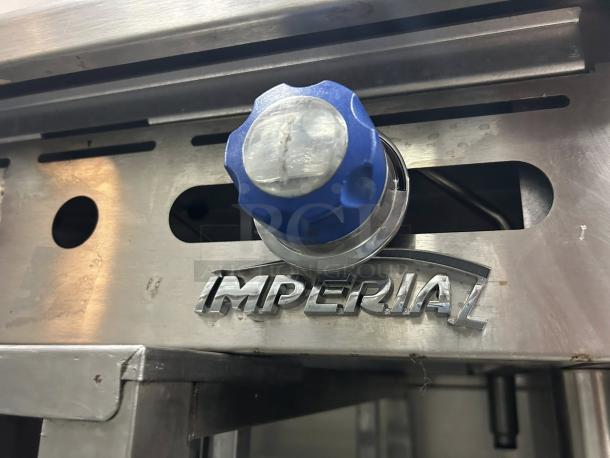 Imperial IMGA-3628 36" commercial gas griddle, tested and working, with visible brand label and control knob.