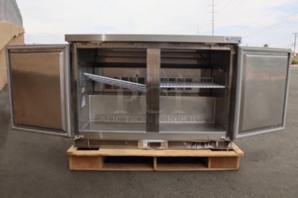 Avantco ZUC-48F-HC 48" undercounter freezer, scratched and dented, 115V, 4.5A, 1 phase, 300W, working condition.