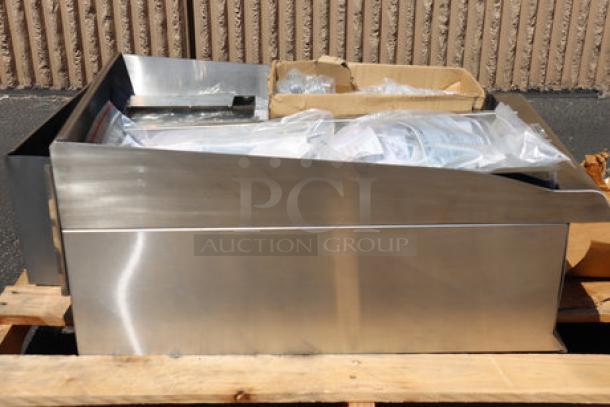 Cooking Performance Group GT-CPG-15-NL 15" gas griddle, new scratch-n-dent, flame failure protection, thermostatic controls, 30,000 BTU.