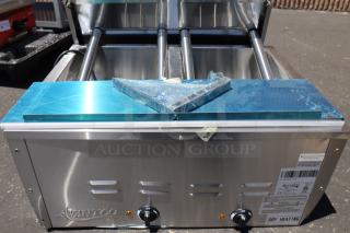 BRAND NEW SCRATCH-N-DENT!	Avantco STE-2S Two Pan Open Well Electric Steam Table with Undershelf - 120V, 1000W. SERIAL#: CK-240906R- 216 - Item #1196613