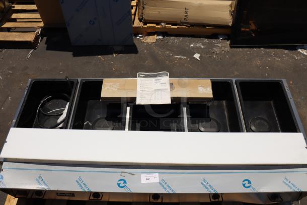 Vollrath 38119 ServeWell® Electric Five Pan Hot Food Table, new, minor scratches, and dents, 208/240V, unboxed.