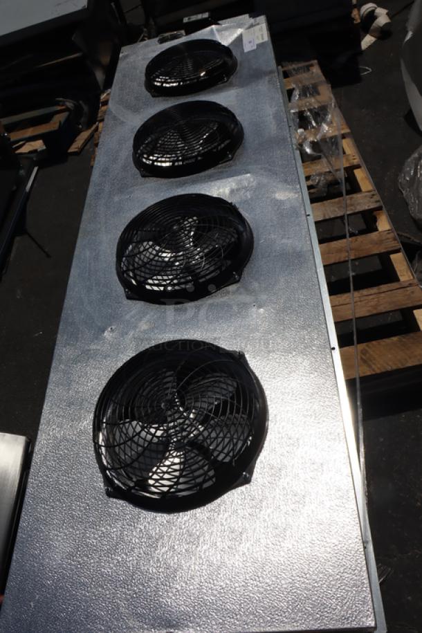 Kol-Pak AM46-141-1EC-PR-8 evaporator assembly, minor denting, damaged fan covers. Brand new, 115V, 1A, 60Hz.