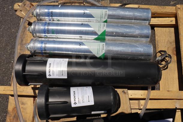Everpure EV9328-06 High Flow CSR Triple-MC2 Water Filtration System with Pre-Filter, .5 Micron, 5 GPM, new, unpackaged.