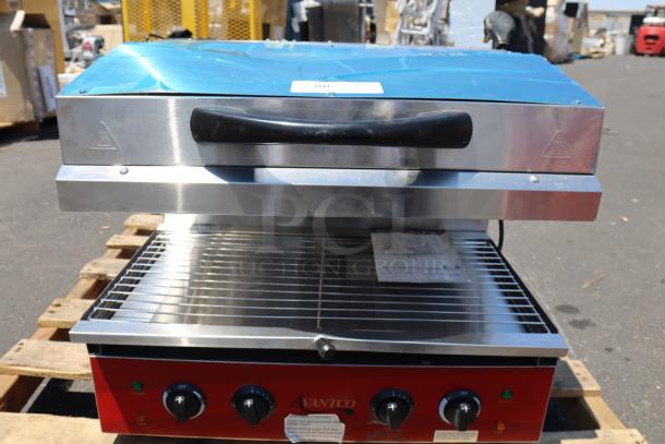 Brand new Avantco SAL23M 23" electric countertop salamander, scratch-and-dent condition, 208/240V, 3450/4000W.