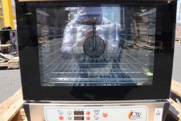 BRAND NEW Cooking Performance Group COH-D4-M Electric Digital Convection Oven, 4-Tray, Moisture Injection, 208-240V, 2700W.