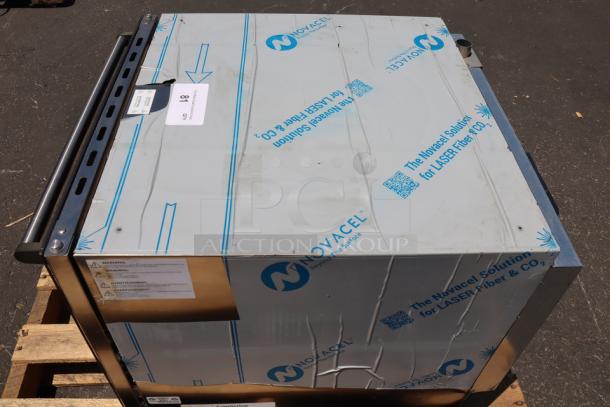 Brand new Cooking Performance Group COH-D4-M convection oven, half-size, with moisture injection, in packaging, on pallet.