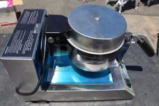 Carnival King WBM13DGT Belgian Waffle Maker, non-stick, digital controls, 120V. New, scratch-n-dent. Damaged original packaging.