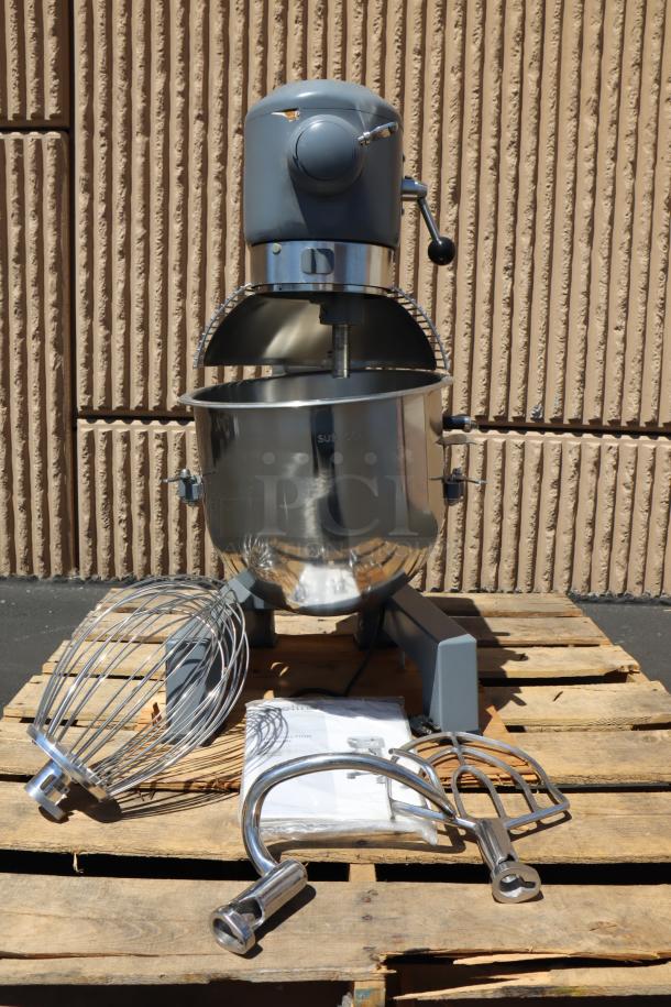 BRAND NEW Ecoline by Hobart EMM20-1STD 20 Qt. Mixer, planetary stand, includes guard and standard accessories, 120V, 1 HP.
