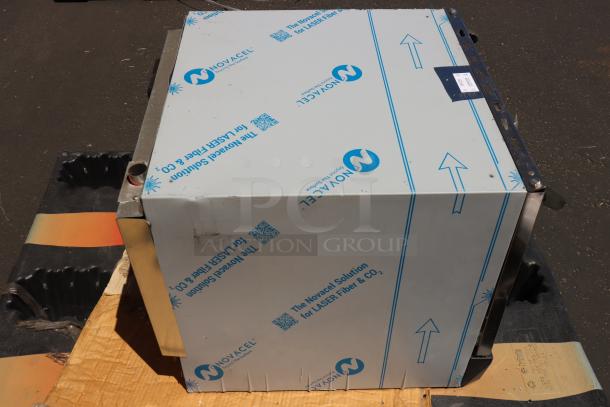 Brand new Cooking Performance Group COH-D4-M convection oven in box, model 351COHD4M, half size, 4 tray capacity.