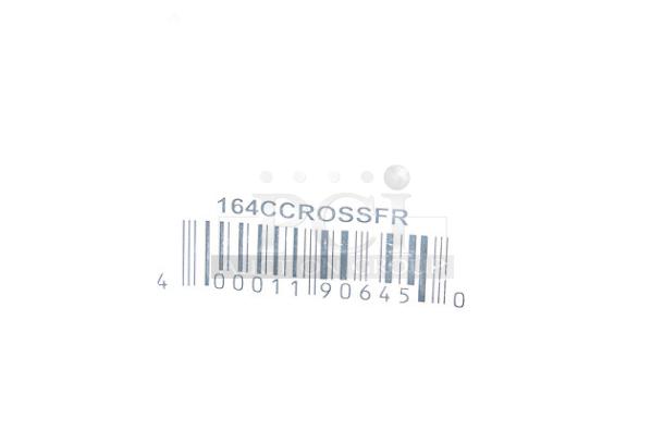 Barcode with code "164CCROSSFR" on Lancaster Table & Seating box.