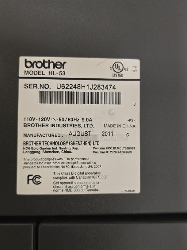 SWEET! Brother HL-5370DW Workgroup Laser Printer. IN WORKING ORDER!! - Image 2 of 2