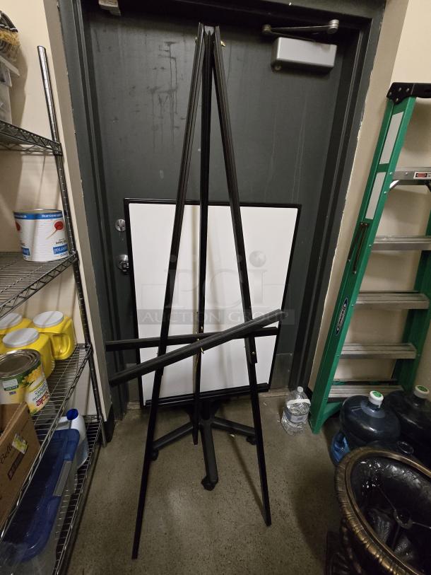 LARGE! 6ft Tall Easel/Sign Holder, Black - Image 1 of 1