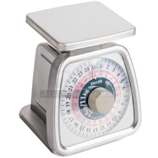 LIKE NEW! Taylor TS25KL 25 lb. Mechanical Portion Control Scale