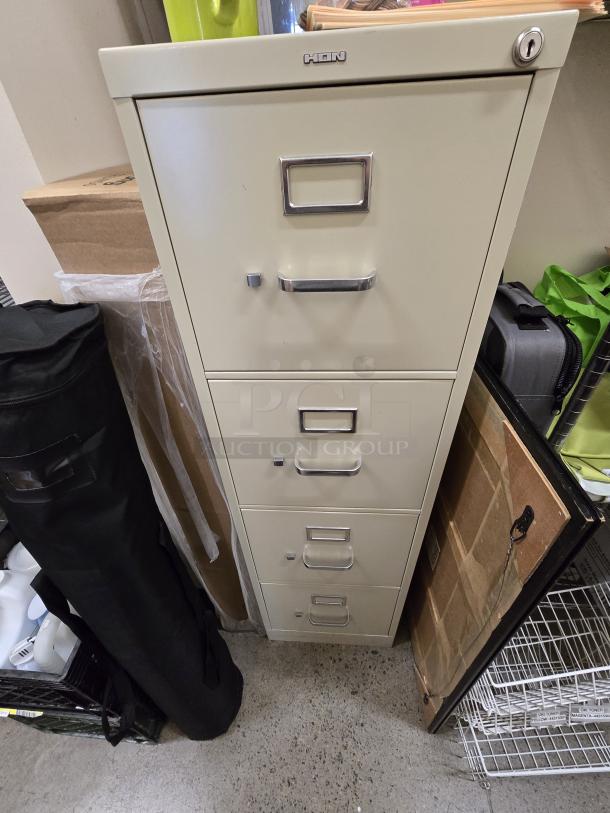 AWESOME! HON 510 Series 4 Drawer Vertical File Cabinet. IN LIKE NEW CONDITION! - Image 2 of 2
