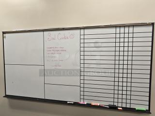 LARGE Wall Mounted White Board.