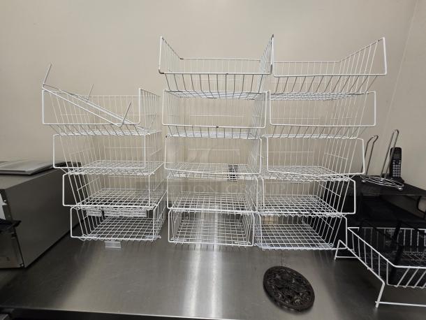 12 Stackable Wire Organizers. 12x Your Bid - Image 1 of 1