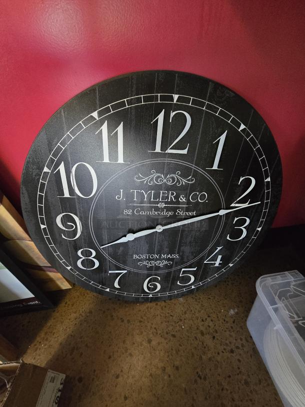 J. TYLER & Co. Wall Clock. Working. - Image 1 of 1