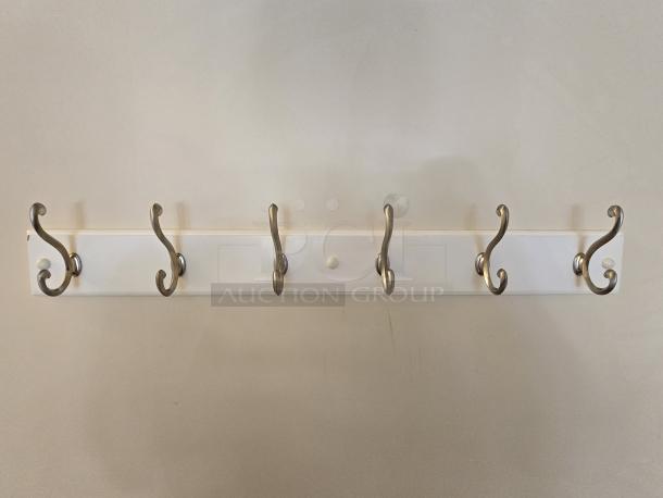 Wall Mount Hat & Coat Hooks. - Image 1 of 1