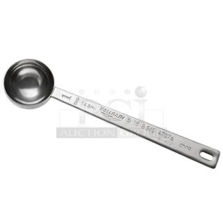 LIKE NEW! Vollrath 47076 1 Tbsp. Stainless Steel Heavy-Duty Round Measuring Spoon	6 1/2 Inches x 1 1/2 Inches x 7/8 Inch. 20x Your Bid - Item #1195410