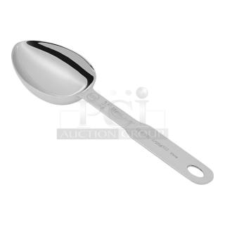 TOP OF THE LINE! Vollrath 47056 1/4 Cup Stainless Steel Measuring Scoops (Blue Banding). 46x Your Bid - Item #1195413