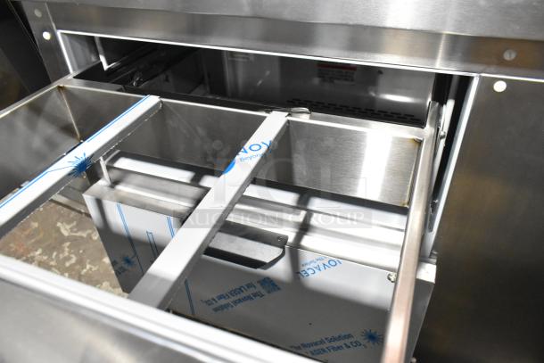 BRAND NEW SCRATCH AND DENT! Beverage Air WTFD60AHC-4 Stainless Steel Commercial 4 Drawer Work Top Freezer on Commercial Casters. 115 Volts, 1 Phase. - Image 4 of 8