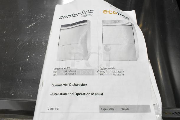 BRAND NEW SCRATCH AND DENT! 2023 Hobart EUH Stainless Steel Commercial Hi Temp High Temperature Undercounter Dishwashing Machine. 208-240 Volts, 1 Phase. - Image 7 of 8
