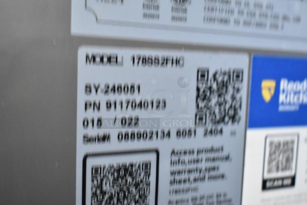 BRAND NEW SCRATCH AND DENT! 2024 Avantco 178SS2FHC Stainless Steel Commercial 2 Door Reach In Freezer. 115 Volts, 1 Phase. - Image 7 of 8