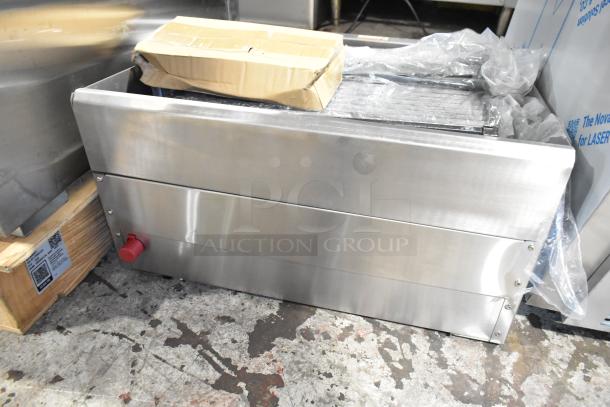 BRAND NEW SCRATCH AND DENT! 2025 Cooking Performance Group 351CRCPG24NL CR-CPG-24-NL 24" Natural Gas Countertop Radiant Charbroiler.  80,000 BTU - Image 3 of 6