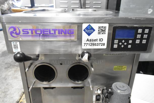 Stoelting F131-38I2 Stainless Steel Commercial Countertop 2 Flavor w/ Twist Soft Serve Ice Cream Machine. 208-240 Volts, 1 Phase. - Image 5 of 11
