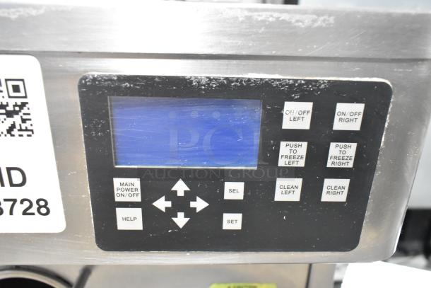 Stoelting F131-38I2 Stainless Steel Commercial Countertop 2 Flavor w/ Twist Soft Serve Ice Cream Machine. 208-240 Volts, 1 Phase. - Image 6 of 11