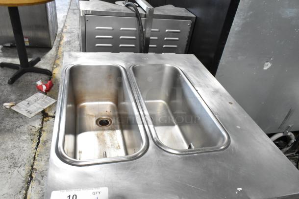 Stoelting F131-38I2 Stainless Steel Commercial Countertop 2 Flavor w/ Twist Soft Serve Ice Cream Machine. 208-240 Volts, 1 Phase. - Image 10 of 11