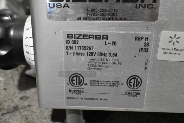 2020 Bizerba GSP H Stainless Steel Commercial Countertop Meat Slicer. 115 Volts, 1 Phase. - Image 4 of 7