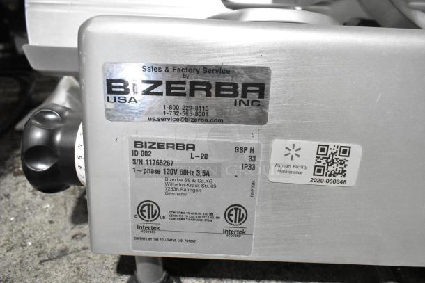 2020 Bizerba GSP H Stainless Steel Commercial Countertop Meat Slicer. 115 Volts, 1 Phase. - Image 5 of 7