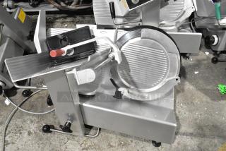 Bizerba GSP H Stainless Steel Commercial Countertop Meat Slicer. 115 Volts, 1 Phase. - Item #1194675