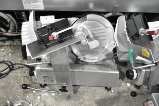 Bizerba GSP H Stainless Steel Commercial Countertop Meat Slicer. 115 Volts, 1 Phase. - Item #1194676