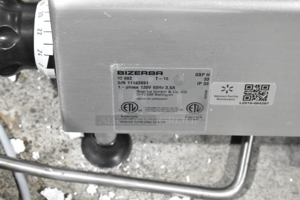 Bizerba GSP H Stainless Steel Commercial Countertop Meat Slicer. 115 Volts, 1 Phase. - Image 6 of 6