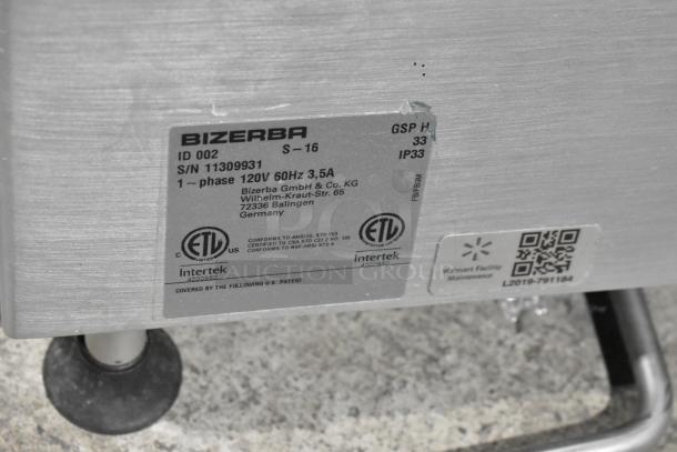2016 Bizerba GSP H Stainless Steel Commercial Countertop Meat Slicer. 115 Volts, 1 Phase. - Image 5 of 5