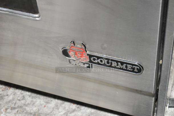 Wolf Gourmet Stainless Steel Commercial Gas Powered 4 Burner Range w/ Convection Oven. - Image 3 of 6